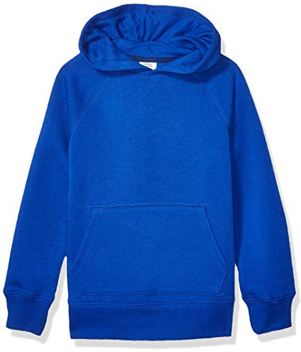 Amazon Essentials Sudaderas de Forro Polar con Capucha Niño, Azul, 11-12 años
