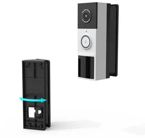 Soporte de esquina para timbre de video Tapo TD21, montaje en ángulo ajustable de 0 a 45° para cámara de timbre Tapo D210, kit de montaje de placa de pared, soporte de accesorios para TP-Link Tapo