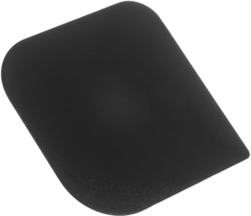 Abaodam Grattoir Alimentaire en Plastique Noir Petite Taille, Outil Multifonction pour Grattoirs de Nettoyage la Cuisine, Racleur à Pâte Compact pour Casseroles, Poêles et Découpe Gâteau