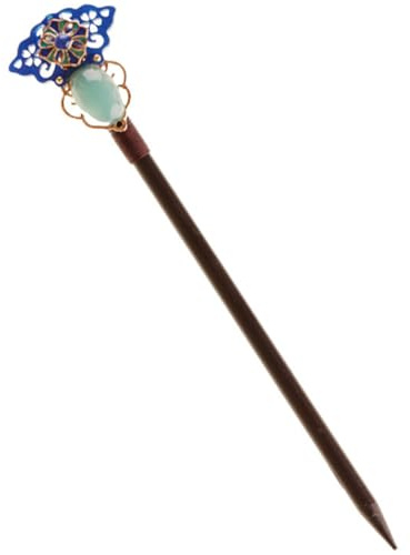 ibasenice Bâtonnets à Cheveux Finition Glacée en Bois Léger Chinois Style Antique Élégant pour Mariages et Anniversaires Féminins