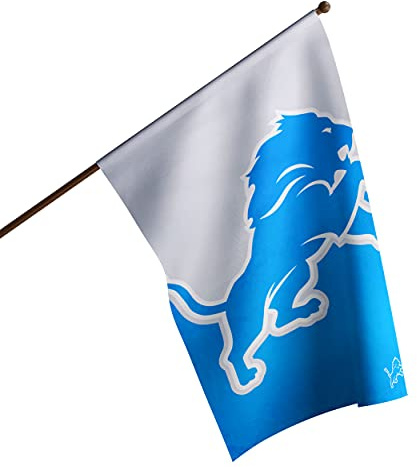 FOCO NFL Detroit Lions Vertical Flag