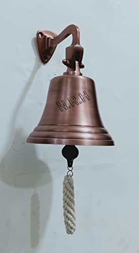 Cloches de navire maritime - Montre murale - 15,2 cm - Cuivre