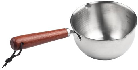 Petite casserole à lait en acier inoxydable - Pour faire bouillir les œufs - Pour réchauffer le lait - 300 ml