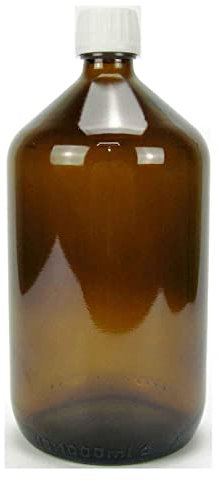 Sala Braunglasflasche DIN 28 Alcoa mit Verschluss Originalitätsring 1 L 1000 ml (5)