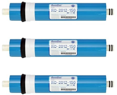 Membrana RO-2012-150 GPD ad alte prestazioni - serie residenziale - per impianti ad osmosi 3 PEZZI