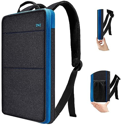 ZINZ Zaino per Laptop Sottile ed Espandibile, Resistente all'acqua, Compatibile con MacBook Pro 14 M4/M3/M2/M1, Mac Air/Pro da 13,3, XPS 13 14 e la Maggior Parte dei Notebook da 13-14,B01BL01