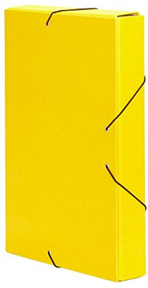 PARDO 967108 - Carpeta proyectos lomo 70 cierre gomas, color amarillo
