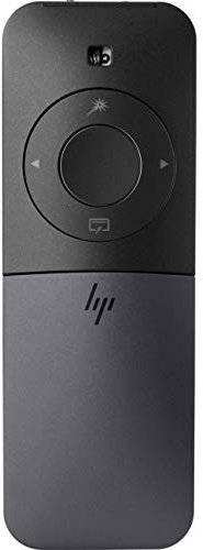 HP Elite Presenter Puntero Presentador y Ratón - (Batería hasta 2 Meses, 3 Botones y Rueda de Desplazamiento, Compatible con PC de HP, Conectividad Bluetooth 4.0), Color Negro