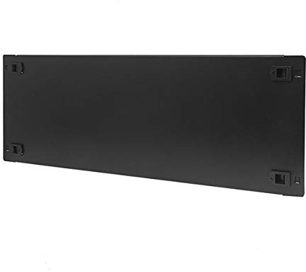 INFITRONIC - INSIRB114STL – 19 tums stålrackskydd blindplatta U-rackskydd blindlock (verktygsfri montering) (4 HE)