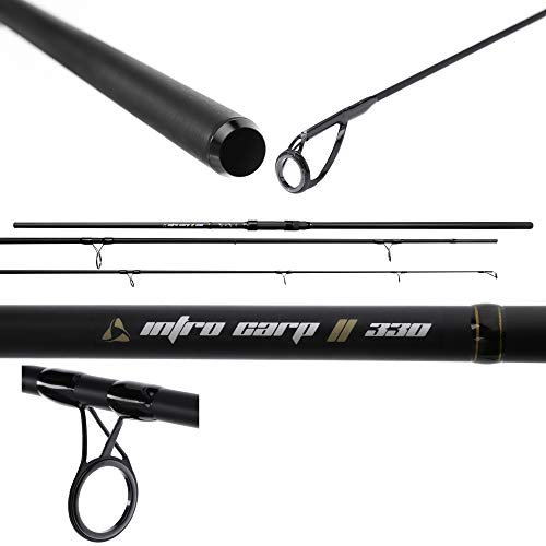 Mikado 3-teilige Karpfenrute Intro CARP II 11FT (3,3m)/3,0LB Stalker Carp Rod