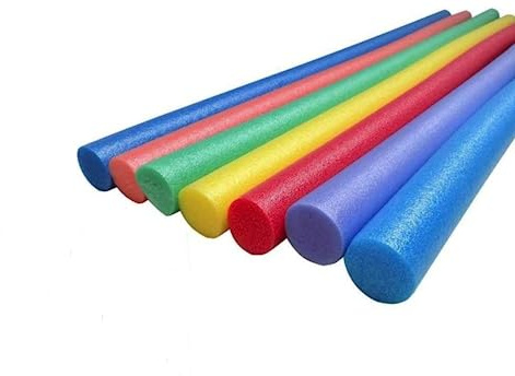 ALAYSTAR Premium Set Of 2 Foam Solid Swimming Pool Noodle- Aids Float Swimming Flexible Strong Noodles With Wobble Logs