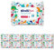 Kindii Fun Papel Higiénico Enjuagable Humedecido para Niños - Combinación de Papel Húmedo y Toallita Húmeda - Refresca la Zona Íntima - Manzanilla, Aloe Vera - 60 uds