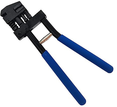 Kombinierte Absetzzange, 5 mm Lochzange Stanzzange Falzzange Auto Reparatur Blechlocher Karosseriezange Abkantzange, Blau