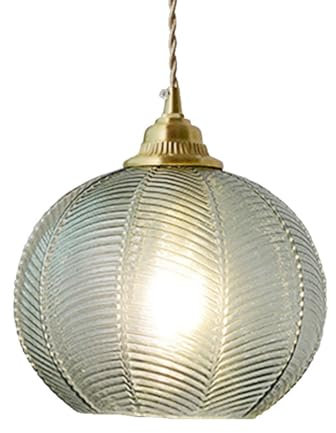 HEYUN Hängelampe Modern Glas Pendellampe Grün für Esstisch Küche Wohnzimmer (Grün, 15cm)