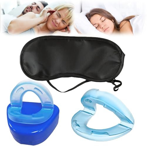 The Soothie Anti Snoring Mouthpiece Set, Universal Size Snore Mouth Guard for Men and Women