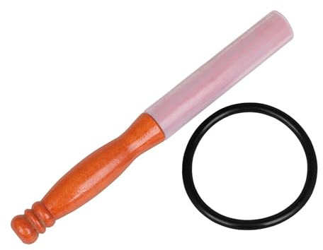 Bol chantant en cristal - Maillet en bois - Pour la guérison du son, la méditation, le yoga, l'équilibre des chakras - 24,5 cm