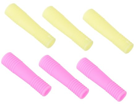 ABOOFAN 6 Pièces Manchons en Silicone Antidérapants Légers pour Ciseaux et Pinces à Épiler, Accessoires Manucure Professionnels pour Protection et Précision des Ongles Couleur Aléatoire