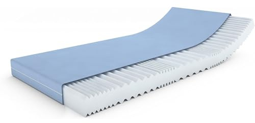 MSS e.K. VitalFoam Wellness Matratze Marken Kaltschaum / 90 x 190 cm / 7 Zonen / H3