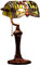 Bieye L30058 16 pollici Libellula Lampada da tavolo banchiere in vetro colorato