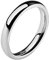 Mianova Band-Ring Edelstahl Herrenring Damenring Partnerring Trauring Verlobungsring Damen Herren Silber Größe 48 (15.3) Breit 3mm