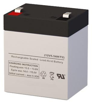 Suncast Hose Reel PWC150 Replacement Battery - 12 Volt 5.5 AH F2 Terminal by SigmasTek