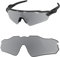 Vaep Polycarbonat Ersatzgläser für Oakley Radar EV Path OO9208 - Silber Titan POLARISIERT