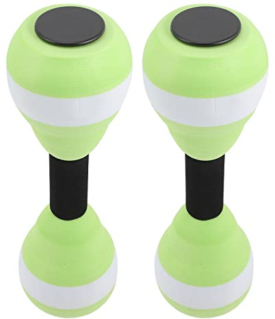 BESPORTBLE Haltères aquatiques pour l'aquagym Équipement de fitness pour adultes Haltères courtes flottantes compactes pour entraînement complet du corps dans la piscine