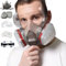 Binnan Máscara Protectora, Respiradores Reutilizables con Filtros y Gafas Protectores, Filtros y Gafas Protectores, Máscara de Polvo para Decoración