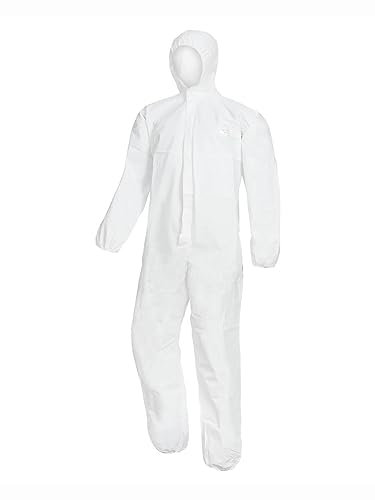 ASKON Nitras Protect, Chemikalienschutzoverall, weiß, Größe M, Schutzoverall, Einweganzug
