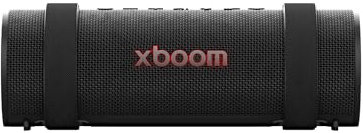 LG xboom Grab by will.i.am, xboom Signature Sound, Portable Bluetooth Speaker, up to 20 Hours of Playback, IP67 Dust and Water Resistant, MIL-STD 810H Durability, Adjustable Carrying Strap