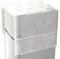 CREATCABIN Refrigerator Dust Cloth PVEA Dustproof Fridge Top Cover Multi-Purpose Washing Machine Waterproof Cover with Side Storage Pockets for Kitchen Appliance Protector Daisy Flower 51 x 21.3 Inch