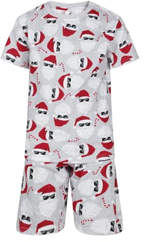 Boys Short Pyjamas Christmas Festive Kids PJ Sets Nightwear 9 to 16 Years(#2-15/16)