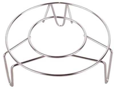 TOYANDONA Rejilla Vapor Metálica de Acero Inoxidable para Cocinar al Vapor Soporte Redondo con Tres Patas Estante Resistente para Olla y Horno Microondas para Cocina Doméstica