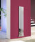 NRG Tall Vertical Flat Panel Designer Radiator 1600x272mm Chrome Single Column Central Heating