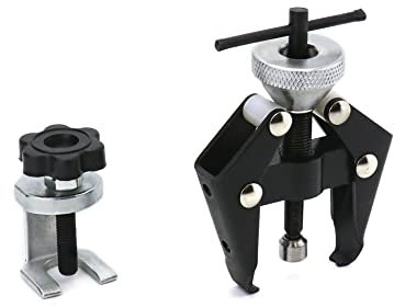 QWORK® 2 pezzi estrattore cuscinetti, estrattore per braccio tergicristallo, regolabile, apertura massima di 36 mm e 16 mm