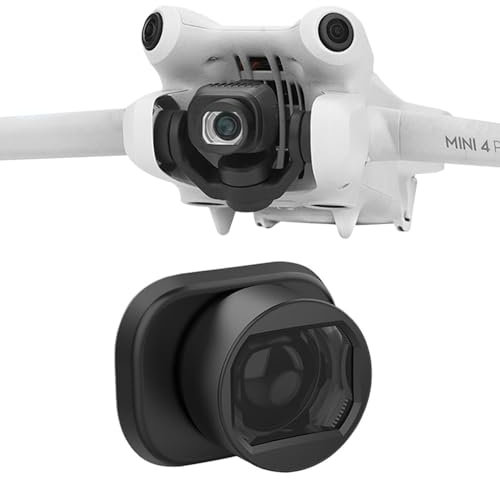 EUGOOCX Mini 4 Pro Weitwinkelobjektiv für DJI Mini 4 Pro Drohne Erweitern Sie die Sichtweite bis zu 25% Drohnenkamera-Zubehör