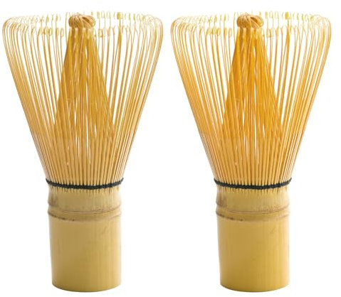 2 PCS Handcrafted Bamboo Matcha Whisk, Handcrafted Bamboo Chase, Traditional Japanese Chasen Matcha Stirrer, Authentic Japanese Tea Ceremony Tool