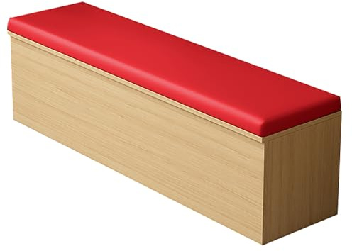 Sto bänk för barn med dold kartongklädsel lätt att rengöra perfekt för entré vardagsrum 55 tum/140 cm