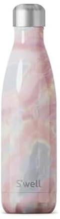 S'well Unisex's Geode Rose Stainless Steel Water Bottle, 500ml