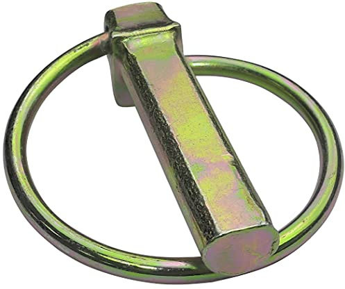 AERZETIX - C48209 - Satz von 10 Klappstecker klappsplinte landwirtschaftlichen mit ring Ø10x41mm - splinte zum klappen - sicherungsstift - bolzensicherung für schnelle befestigung - DIN 11023