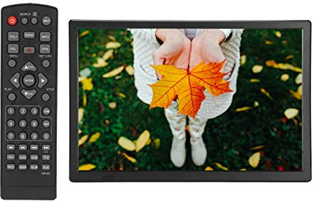 16 Téléviseur Numérique, Téléviseur Enregistreur Portable, 1280x800 16: 9 LED Télé, Soutien HDMI/USB/AV, 1800mah Batteries Rechargeables, Mini TV pour Chambre, Cuisine, Caravane