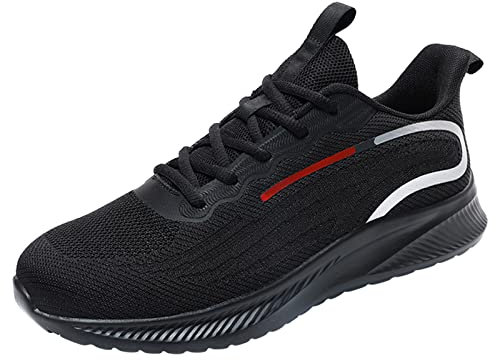 Allbirds Schuhe Herrenretourenkauf Angebote Herren-Sportschuhe, modisch, Muster, atmungsaktiv, bequem, Flacher Boden, Dicker Boden, Schnürschuhe Sportliche Winterschuhe Herrenhigh Top (Black, 42)
