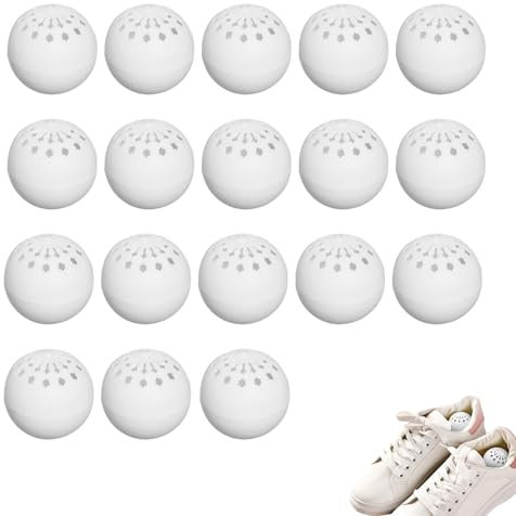 18PCS Balles Désodorisantes Portables Pour Chaussures, Balles Anti-odeurs Pour Chaussures, Éliminateur D'odeurs PourChaussures, Neutralisant Les Odeurs, Désodorisant Réutilisable Pour Baskets, Casiers