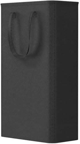Lifewit Slim Collapsible Laundry Basket with Handles, 65L, Black
