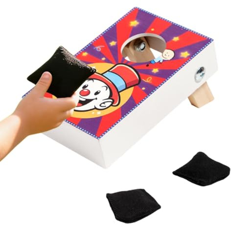 Cornhole-set | pedagogiskt trä bärbar | majshål kastspel för barn, för pojkar flickor inomhus kontor resa skola gräsmatta festsammankomster