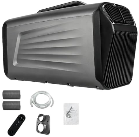 5200 BTU bärbar luftkonditionering, 400W tyst camping-AC-enhet med kompressor, fjärrkontroll, låg strömförbrukning för tält, husbil, fiskeplatser, små rum och husdjursområden, utomhus- eller
