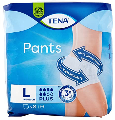 Tena Pants, Taglia L, 8 Pezzi