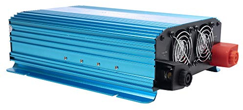 PNI SP1000W 12V auf 230V Reiner Sinus Volt kfz Spannungswandler Wechselrichter Konverter Pure Sine Wave Power Solar Inverter DC AC, 2 x Schuko-Steckdosen