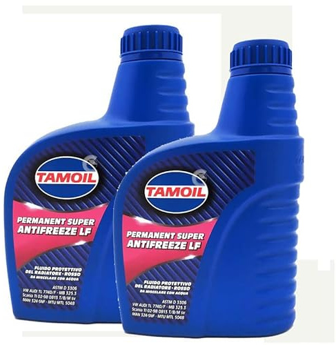 TAMOIL Liquido Antigelo Radiatore Rosso 2 Litri Permanent Super Antifreeze LF