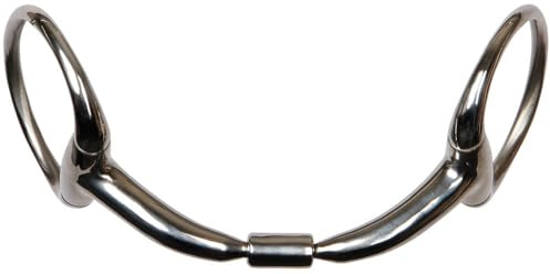 Harry's Horse Roll-R Olive Head Snaffle Bit 14 mm Double Jointed - 12.5 cm - Other